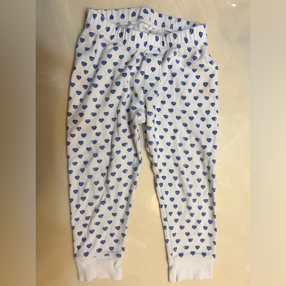 Roller Rabbit blue heart pajama bottoms